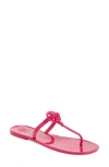 Tory Burch Mini Miller Jelly Thong Sandal In Pink