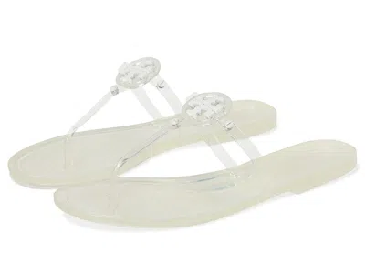 Tory Burch Mini Miller Jelly Thong Sandal In Transparent