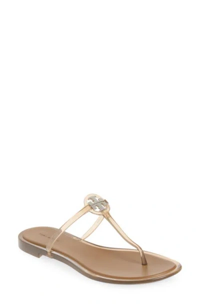 Tory Burch Mini Miller Jelly Thong Sandal In Transparent