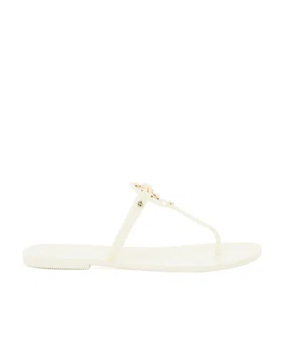 Tory Burch Mini Miller Jelly Thong Sandals In White