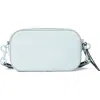Tory Burch Mini Miller Leather Crossbody Bag In Ice Blue