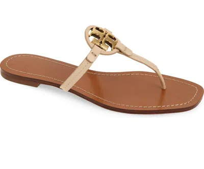 Pre-owned Tory Burch Mini Miller Leather Sandal Black Brown Tan Beige Red Shell Pink