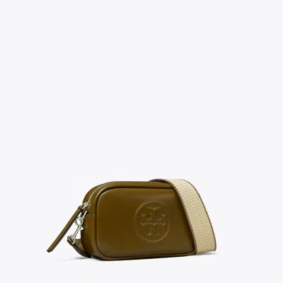 Tory Burch Mini Miller Natuura™ Crossbody Bag In Green