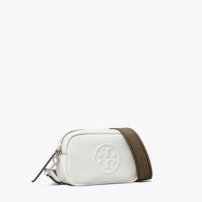 Tory Burch Mini Miller Natuura™ Crossbody Bag In White