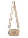 Tory Burch Mini Leather Camera Bag With Adjustable Strap In Neutral