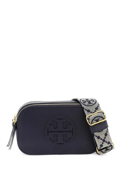 Tory Burch Mini Miller Shoulder Bag In Tory Navy