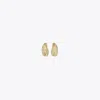 Tory Burch Mini Pavé Wave Earrings