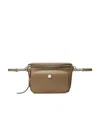 Tory Burch Mini Pebbled-leather Belt Bag In Brown