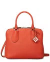 Tory Burch Mini Pebbled Leather Swing Bag In Red