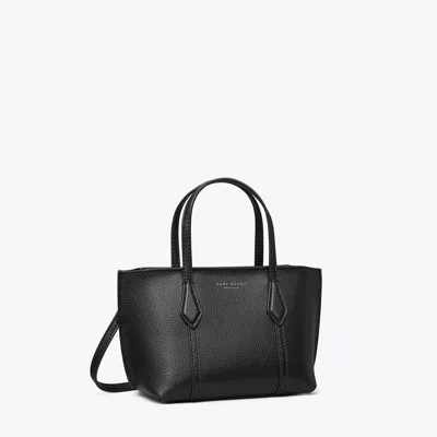 Tory Burch Mini Perry Tote In Black
