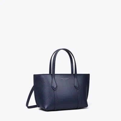 Tory Burch Mini Perry Tote In Blue