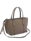 Tory Burch Mini Perry Zip Tote Bag In Brown