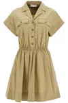 Tory Burch Shirt Dress In Moss (green)