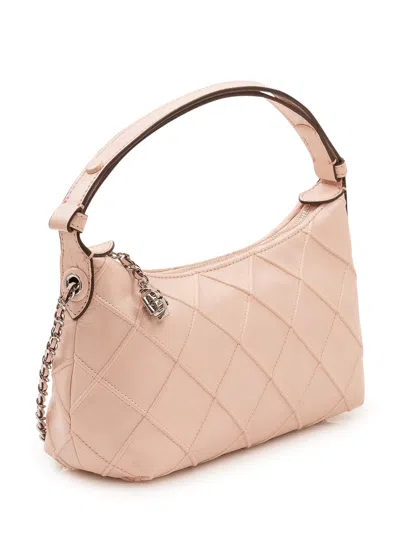 Tory Burch Mini Quilted Leather Clutch In Soft Pinko