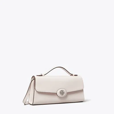 Tory Burch Mini Robinson Spazzolato Crossbody In Pink