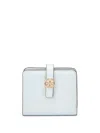 Tory Burch Mini Robinson Wallet In Blue
