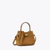 Tory Burch Mini Romy Suede Bucket Bag In Brown