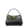 Tory Burch Eleanor Mini Leather Tote Bag In Black