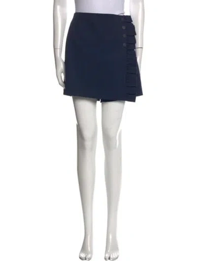 Pre-owned Tory Burch Mini Shorts In Blue