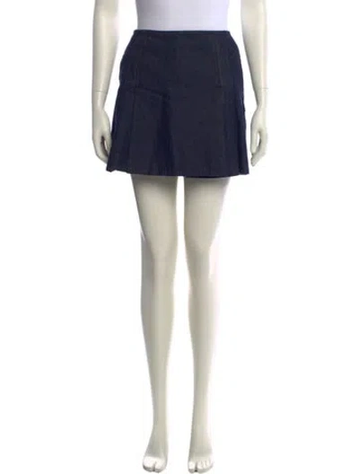 Pre-owned Tory Burch Mini Shorts In Blue