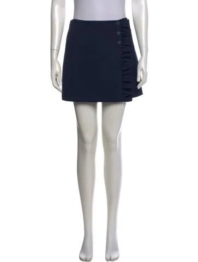 Pre-owned Tory Burch Mini Shorts In Blue