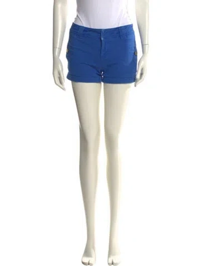 Pre-owned Tory Burch Mini Shorts In Blue
