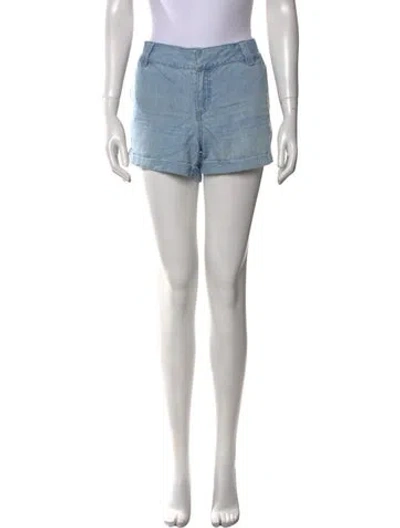 Pre-owned Tory Burch Mini Shorts In Blue
