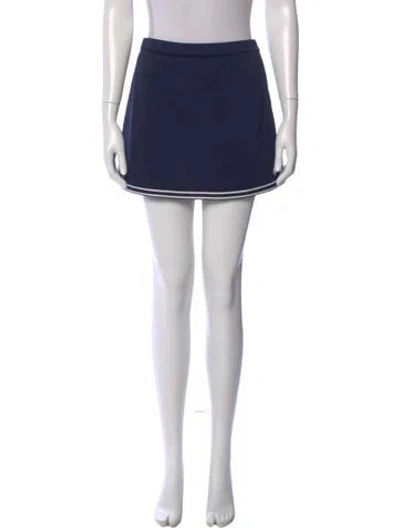 Pre-owned Tory Burch Mini Shorts In Blue