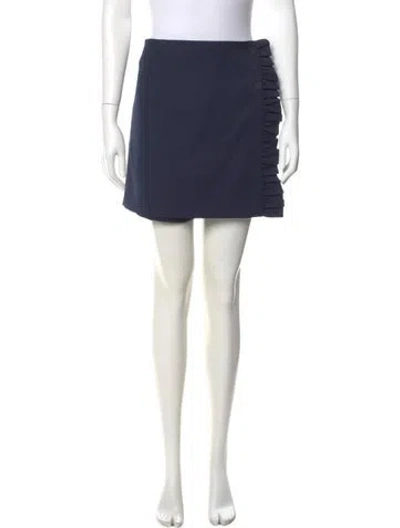 Pre-owned Tory Burch Mini Shorts In Blue