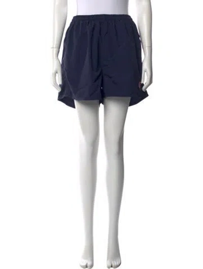Pre-owned Tory Burch Mini Shorts In Blue