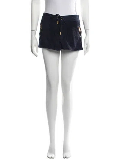 Pre-owned Tory Burch Mini Shorts In Blue