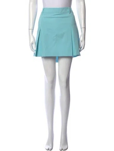 Pre-owned Tory Burch Mini Shorts In Blue