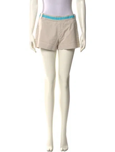 Pre-owned Tory Burch Mini Shorts In Neutral