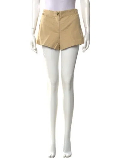 Pre-owned Tory Burch Mini Shorts In Neutral
