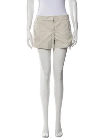Pre-owned Tory Burch Mini Shorts In Neutrals