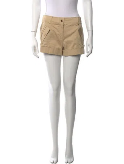 Pre-owned Tory Burch Mini Shorts In Neutrals