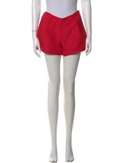 Pre-owned Tory Burch Mini Shorts In Red