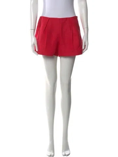 Pre-owned Tory Burch Mini Shorts In Red