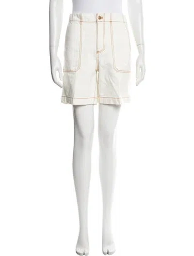 Pre-owned Tory Burch Mini Shorts W/ Tags In Neutral