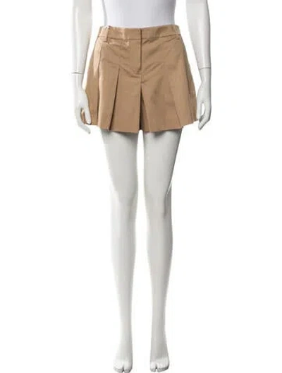 Pre-owned Tory Burch Mini Shorts W/ Tags In Neutrals