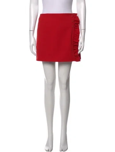 Pre-owned Tory Burch Mini Shorts W/ Tags In Red