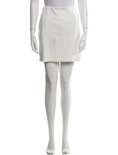 Pre-owned Tory Burch Mini Shorts In White