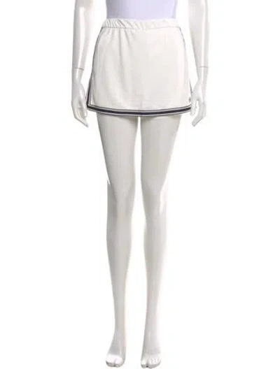 Pre-owned Tory Burch Mini Shorts In White