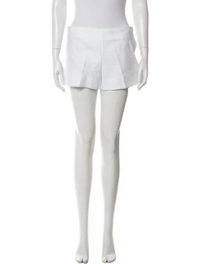 Pre-owned Tory Burch Mini Shorts In White