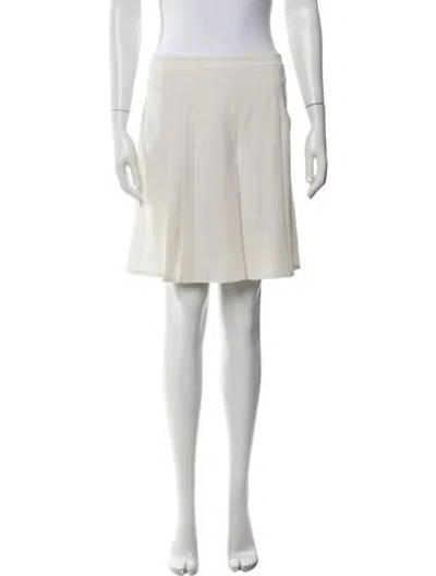 Pre-owned Tory Burch Mini Shorts In White