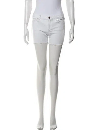 Pre-owned Tory Burch Mini Shorts In White