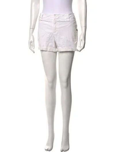 Pre-owned Tory Burch Mini Shorts In White