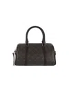 Tory Burch T Monogram Coated Canvas Mini Barrel Bag French Press
