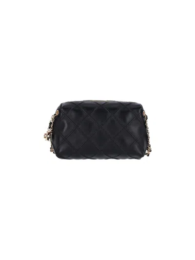 Tory Burch Mini Shoulder Bag "fleming" – Black