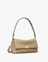 Tory Burch Mini Shoulder Handbag In Soft Cement